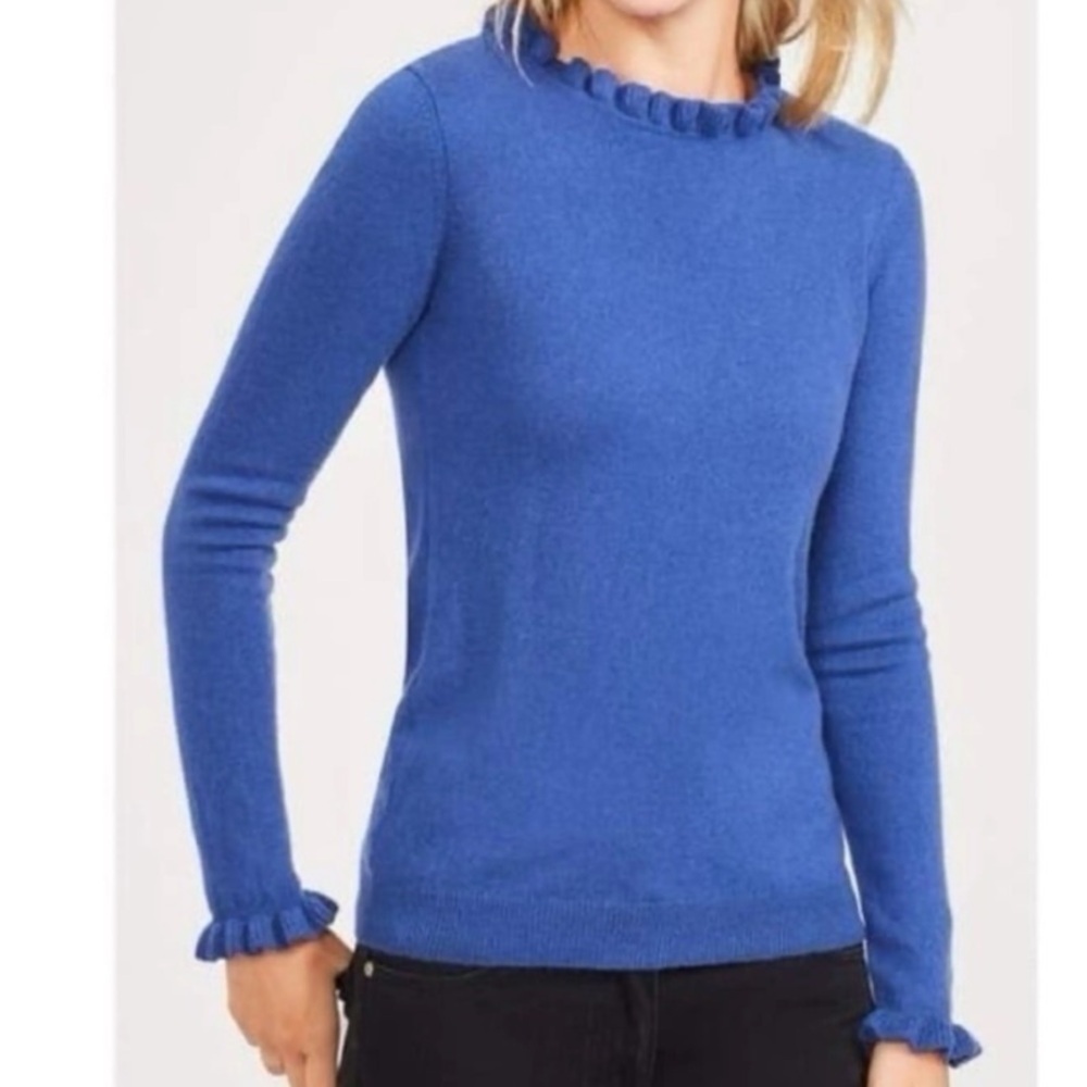 J. McLaughlin Beige Cashmere Ember Sweater Size M